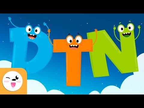 My first letters - Dental letters for kids (D, T and N) - Phonics For Kids