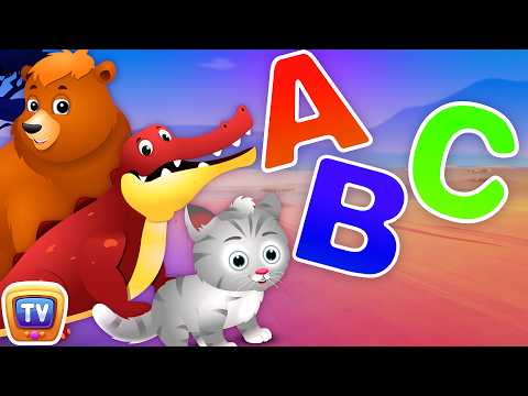 ABC Alphabet Animals – Animal Names and Animal Sounds - Toddler Learning Videos - ChuChu TV Classics